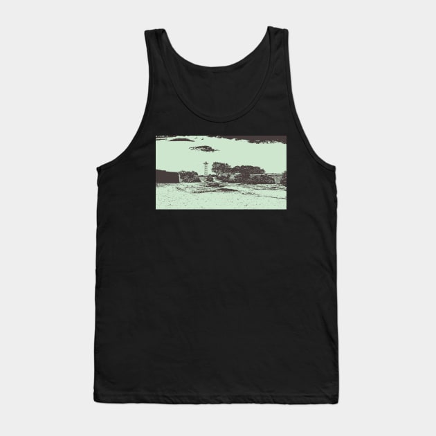 Small old watchtower. Old ruins Tank Top by EvgeniiV
